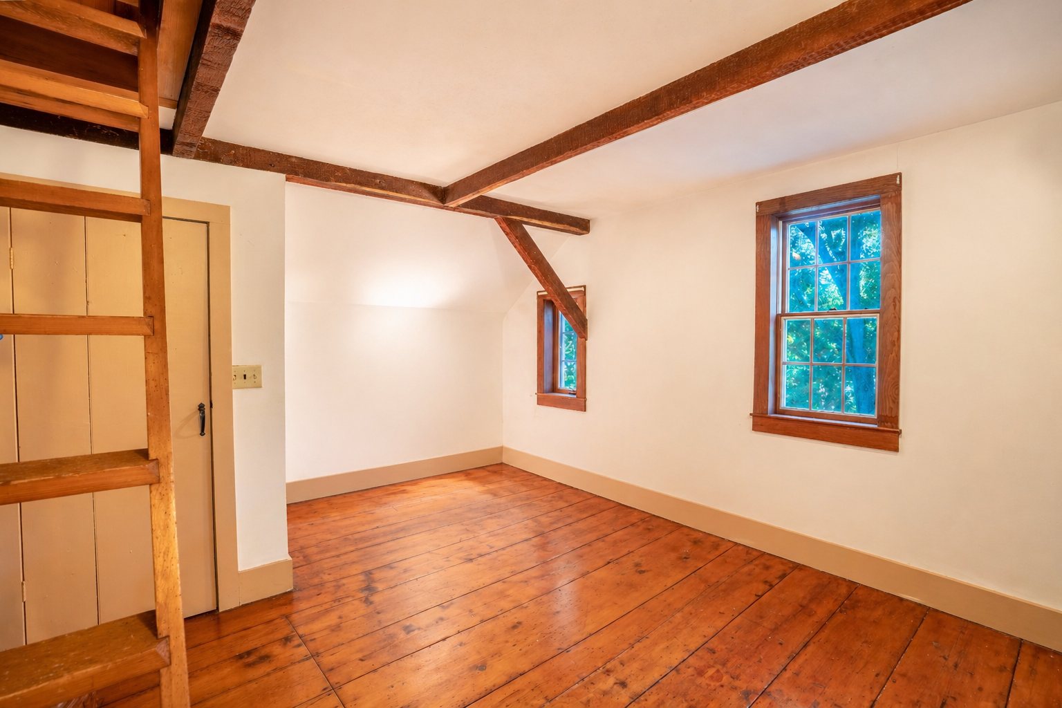 Upper bedroom — as it stands today