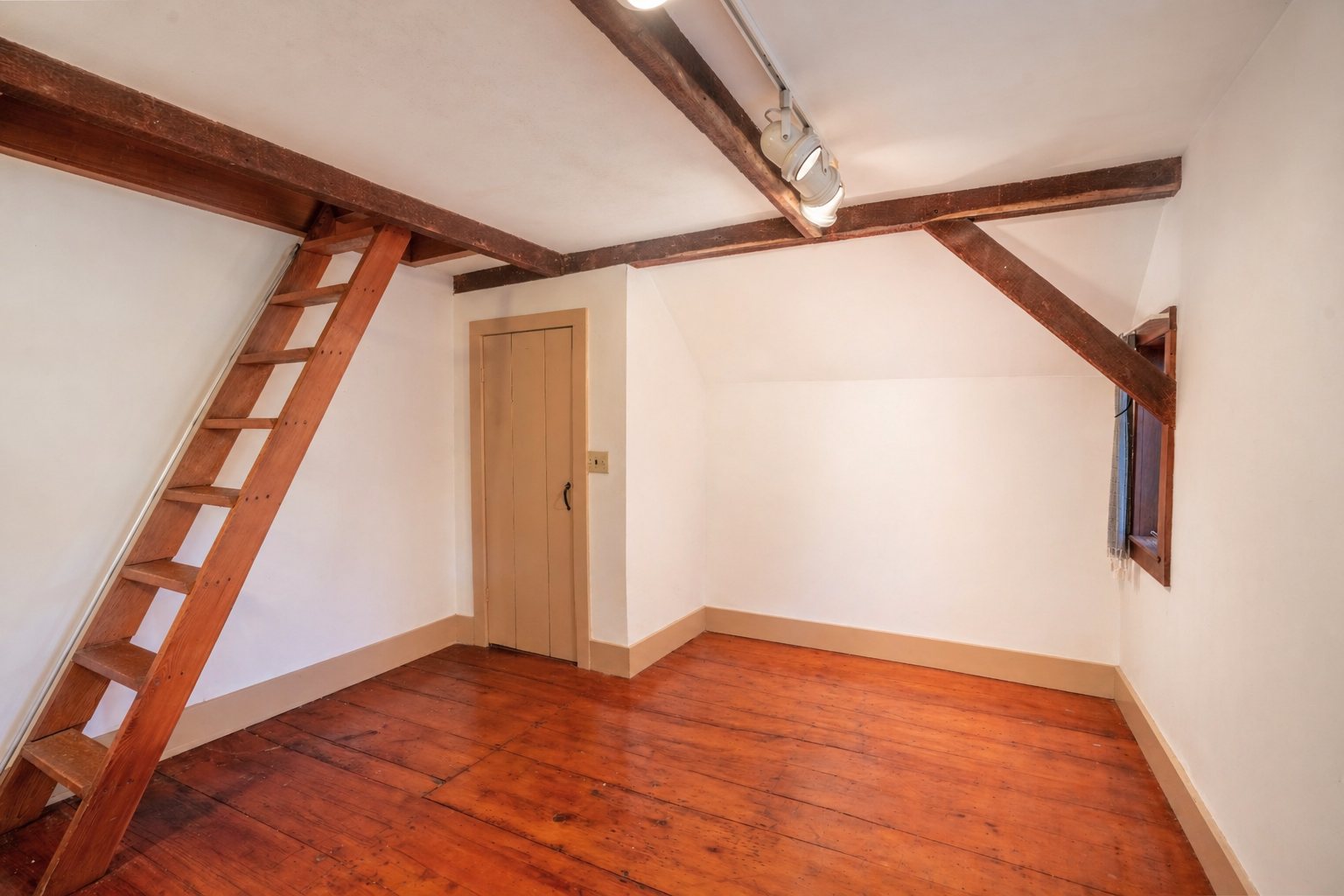 Loft bedroom — as it stands today