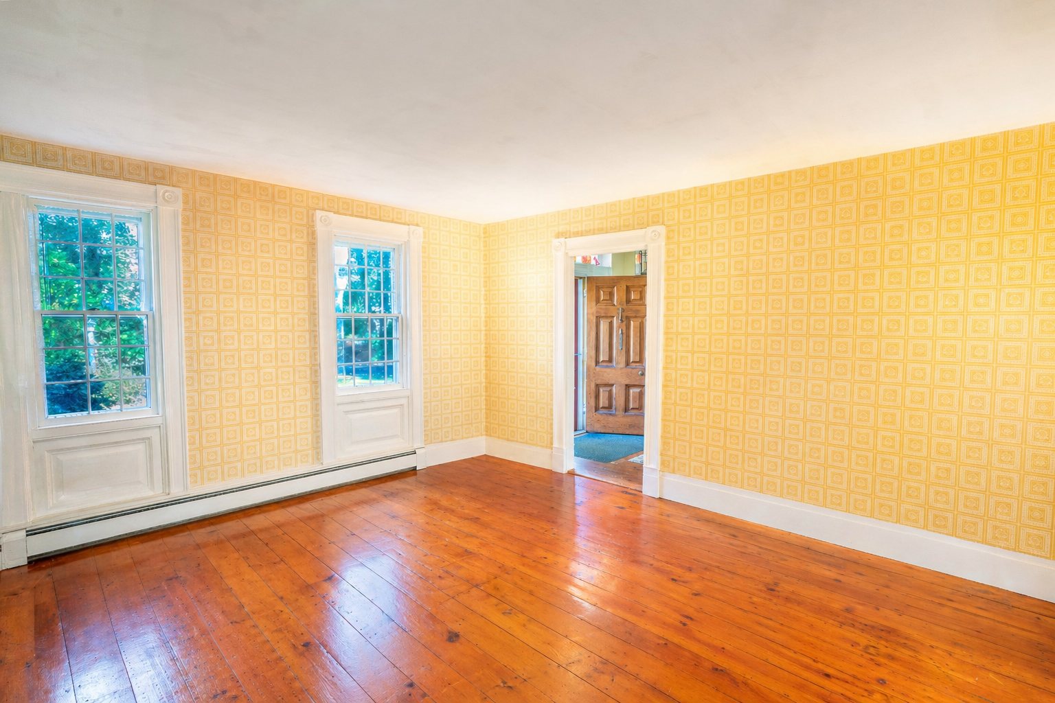 Yellow parlor — as it stands today