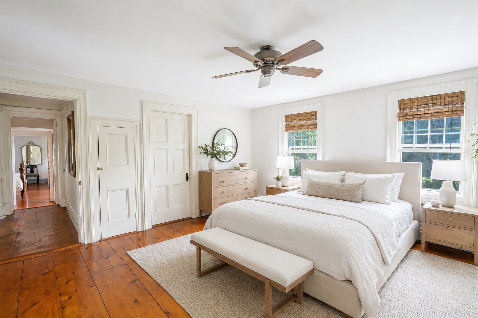 Primary bedroom — reimagined