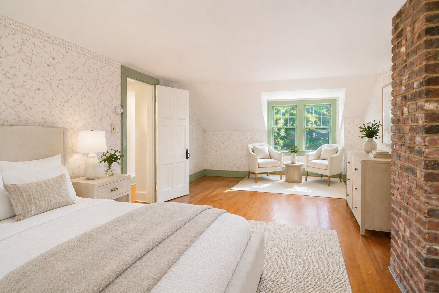 Wallpaper bedroom — reimagined