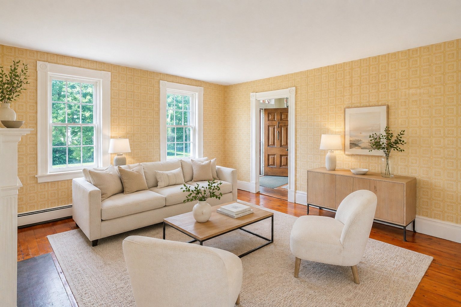 Yellow parlor — reimagined